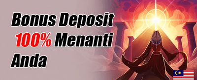 Bonus Selamat Datang 100% Luar Biasa promotion